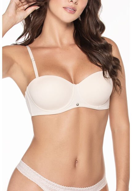 Paquete X2 Brasier Copa Strapless En Microfibra IM102-012 BRASIER PAQX2 NEGROBLANCO T38B Lili Pink