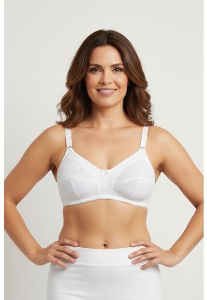 Brasier Clasico Individual En Algodón Y Encaje 4602 BRASIER, T36B, MRFL Lili Pink