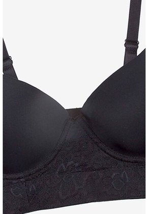Brasier Bustier Confeccionado En Microfibra Y Encaje X2 Unidades IM102-015 BRASIER X2, T38B, NRGO_AZCL Lili Pink