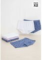 Boxer En Algodón Para Niñas Paquete X2 LJ103-011 PANTY ALG X2, T14, BLCO_FLRS Lili Pink de Lili Pink
