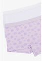 Boxer Confeccionado En Algodón Para Niñas Paquete X2 LJ103-012 PANTY ALG X2, T16, BLCO_LILA Lili Pink de Lili Pink