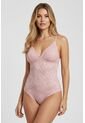 Body Enterizo Confeccionado En Encaje IM159-007 BODY ENCAJE CRLSR, TS, NRGO Lili Pink de Lili Pink