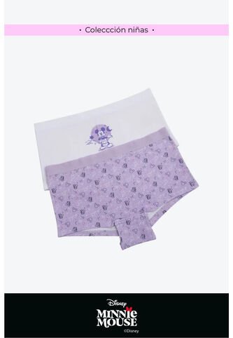 Boxer En Algodon Nueva Coleccion Disney Para Niñas Paquete X2 DK103-005 PANTY PAQX2, T10, BLCO_DBAN Lili Pink Lili Pink
