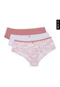 Pantie x3 Palo Rosa-Blanco Lili Pink de Lili Pink