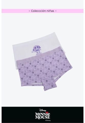 Boxer En Algodon Nueva Coleccion Disney Para Niñas Paquete X2 DK103-005 PANTY PAQX2, T08, BLCO_DBAN Lili Pink Lili Pink