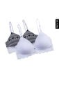 Brasier x2 Blanco-Negro Lili Pink de Lili Pink