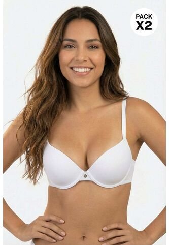 Brasier Confeccionado En Microfibra Sin Realce Paquete X2 4306D BRASIER X2, T38B, RSCL_AZCL Lili Pink Lili Pink