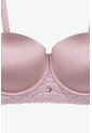 Brasier Strapless Individual Confeccionado En Microfibra Satinada IM101-028 BRASIER MICROFIBRA, T38B, PTRL Lili Pink de Lili Pink