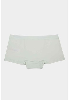 Panty Tipo Boxer En Algodón Suave Para Niñas Paquete X3 IN100-002 PANTY X3, T06, BLCO_RSCL_FLRS Lili Pink