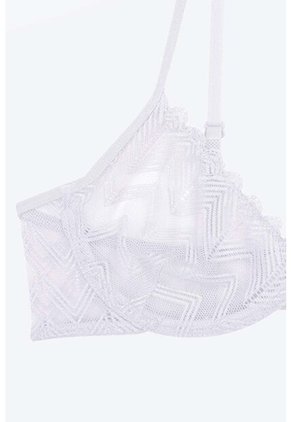 Brasier Individual Con Cobertura Media Con Aros EM178-004 BRASIER ENCAJE, T32B, BLCO Lili Pink