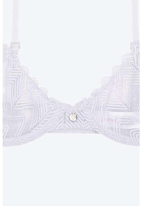 Brasier Individual Con Cobertura Media Con Aros EM178-004 BRASIER ENCAJE, T32B, BLCO Lili Pink