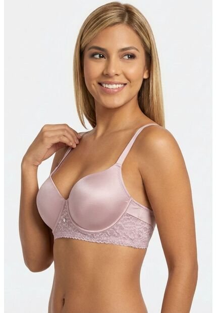 Brasier Con Cobertura 3/4 Individual En Microfibra Satinada IM101-029 BRASIER MICROFIBRA, T34B, PTRL Lili Pink