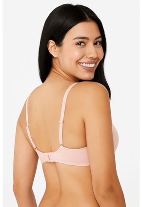 Brasier Copa "c" Tipo 3/4 Paquete X2 En Microfibra MJ101-027 BRASIER X2, T38C, RSCL_AZCL Lili Pink