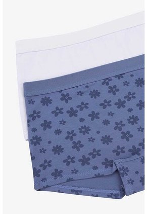 Boxer En Algodón Para Niñas Paquete X2 LJ103-011 PANTY ALG X2, T16, BLCO_LILA Lili Pink