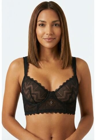 Brasier Individual Con Cobertura 3/4 Sin Copas EM178-005 BRASIER ENCAJE, T32B, NRGO Lili Pink Lili Pink