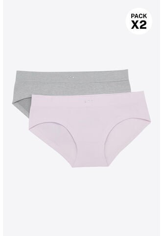 Hípster Para Niña Con Tecnologia Sin Costuras Paquete X2 820DB PANTY PAQX2, T08/10, GRJCL_LLCL Lili Pink Lili Pink