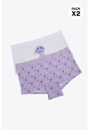 Boxer Nueva Coleccion Disney Para Adolescentes Paquete X2 DJ103-005 PANTY PAQX2, T12, BLCO_DBAN Lili Pink