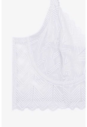 Brasier Individual Con Cobertura 3/4 Sin Copas EM178-005 BRASIER ENCAJE, T32B, NRGO Lili Pink