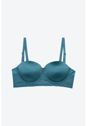 Brasier Strapless Individual Confeccionado En Microfibra Satinada IM101-028 BRASIER MICROFIBRA, T34B, PDRS Lili Pink