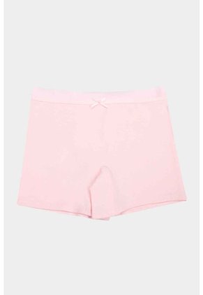 Panty Bóxer De Algodón X3 Unidadeas Para Niña N120 PANTY PAQX3, T10, BLCO_RSCL_FLRS Lili Pink