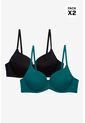 Brasier En Microfibra Copa 3/4 Copa 