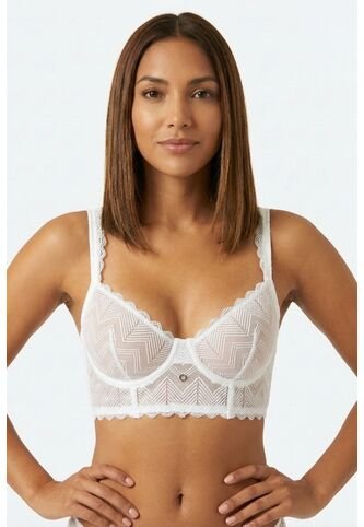 Brasier Individual Con Cobertura 3/4 Sin Copas EM178-005 BRASIER ENCAJE, T32B, NRGO Lili Pink Lili Pink