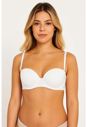 Brasier En Microfibra Strapless Con Aros Libres MJ101-096 BRASIER MICROFIBRA, T38A, BLCO Lili Pink