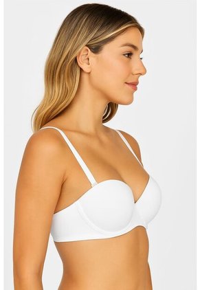 Brasier En Microfibra Strapless Con Aros Libres MJ101-096 BRASIER MICROFIBRA, T38A, BLCO Lili Pink