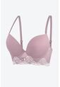 Conjunto Brasier Y Dos Panties En Microfibra Con Encaje 2191 CJTO BRASIER TRIO, T34B/M, MRFL Lili Pink de Lili Pink