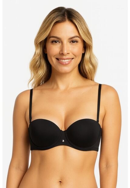 Brasier Strapless Individual En Microfibra 100% Feeling FE101-006 BRASIER MCFBRA, T38B, NRGO Lili Pink