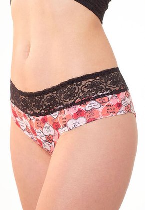 Pantie x3 Negro-Coral-Rosa Lili Pink