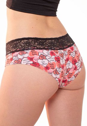 Pantie x3 Negro-Coral-Rosa Lili Pink