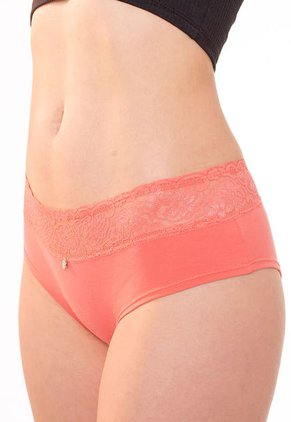 Pantie x3 Negro-Blanco-Coral Lili Pink