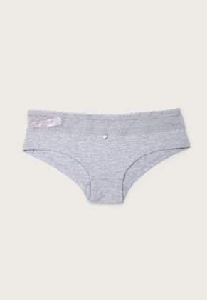 Pantie x3 Negro-Blanco-Gris Lili Pink