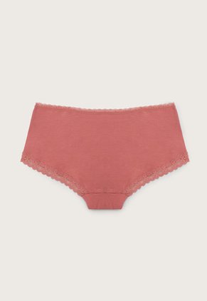 Pantie x3 Negro-Blanco-Salmón Lili Pink