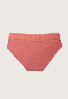 Pantie x3 Negro-Blanco-Salmón Lili Pink