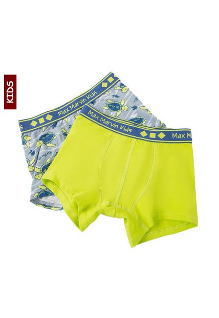 Bóxer x2 Verde-Naranja-Azul Lili Pink Kids