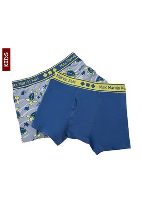 Bóxer x2 Gris-Amarillo Neón-Azul Lili Pink Kids