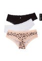 Pantie x3 Blanco-Negro-Nude Lili Pink de Lili Pink