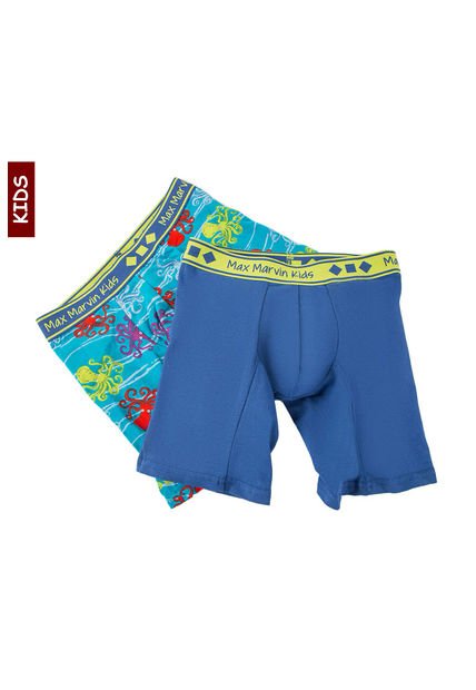 Bóxer x2 Verde-Naranja-Azul Lili Pink Kids