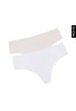 Pantie X2 Blanco-Beige Lili Pink de Lili Pink