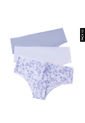 Pantie X3 Blanco-Lila Lili Pink de Lili Pink