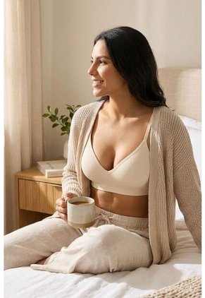 Brasier Triangular Individual Seamless Confeccionado En Poliamida MJ101-091 BRASIER SMLESS, T38B, MRFL Lili Pink