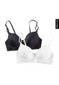 Brasier x2 Negro-Blanco Lili Pink de Lili Pink