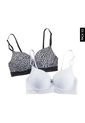 Brasier x2 Negro-Blanco Lili Pink de Lili Pink