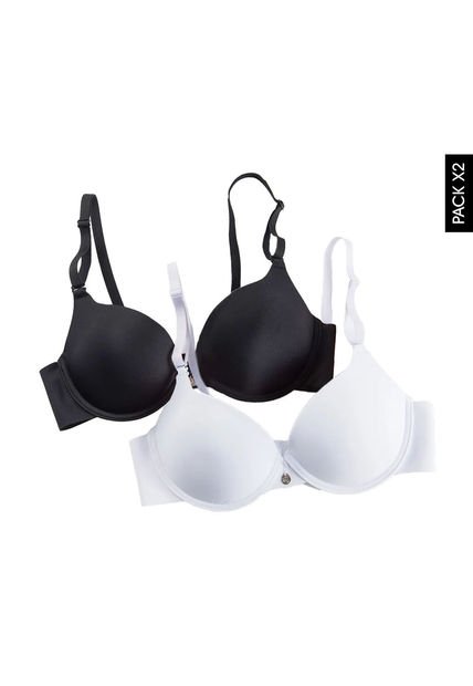 Brasier x2 Blanco-Negro Lili Pink