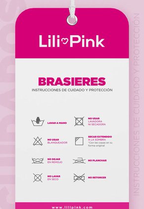 Brasier x2 Blanco-Negro Lili Pink