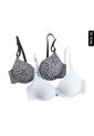 Brasier x2 Negro-Blanco Lili Pink de Lili Pink