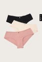 Pantie x3 Negro-Marfil-Nude Lili Pink de Lili Pink