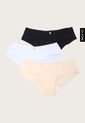 Pantie x3 Negro-Blanco-Nude Lili Pink de Lili Pink